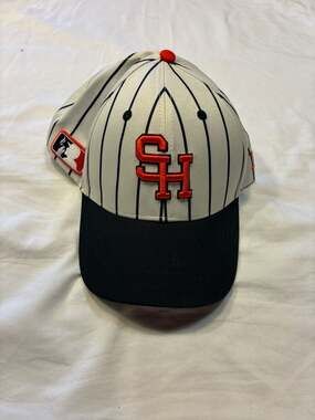 Sluggers Hit San Francisco Giants Style Pinstripe Snapback Hat Adjustable